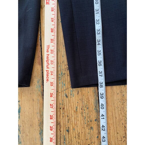 Amanda + Chelsea Womens Black Dress Pants Size 10 Nylon/Spandex Stretch Wide Leg - Picture 7 of 7